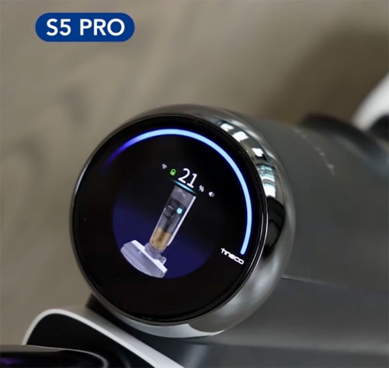 Display des Tineco Floor One S5 Pro